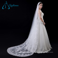 Tulle Lace Appliques Long Cathedral Wedding Veil